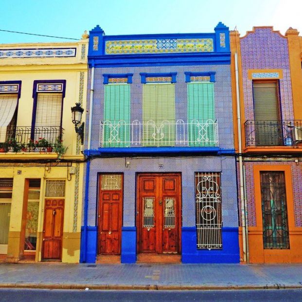 El Cabanyal, Valencia. El Cabanyal, Valencia.