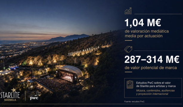 PwC cifra el 'efecto Starlite': 1,04 millones de valor promocional por artista PwC cifra el 'efecto Starlite': 1,04 millones de valor promocional por artista