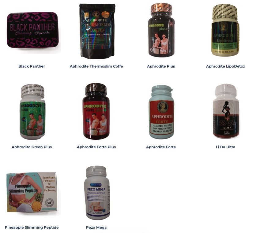 Retiran 22 productos adelgazantes por efectos adversos graves