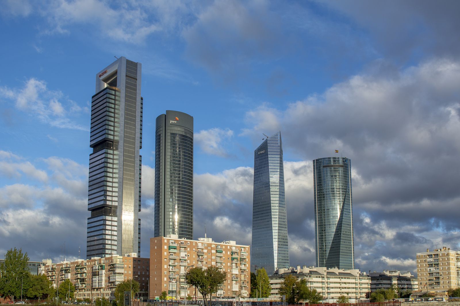¿Cuáles son los edificios más altos de España? Cuatro Torres
