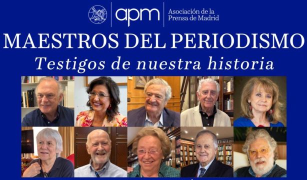 Vuelve 'Maestros del Periodismo' para recoger la experiencia de grandes figuras de la profesión (Asociación de la Prensa de Madrid)