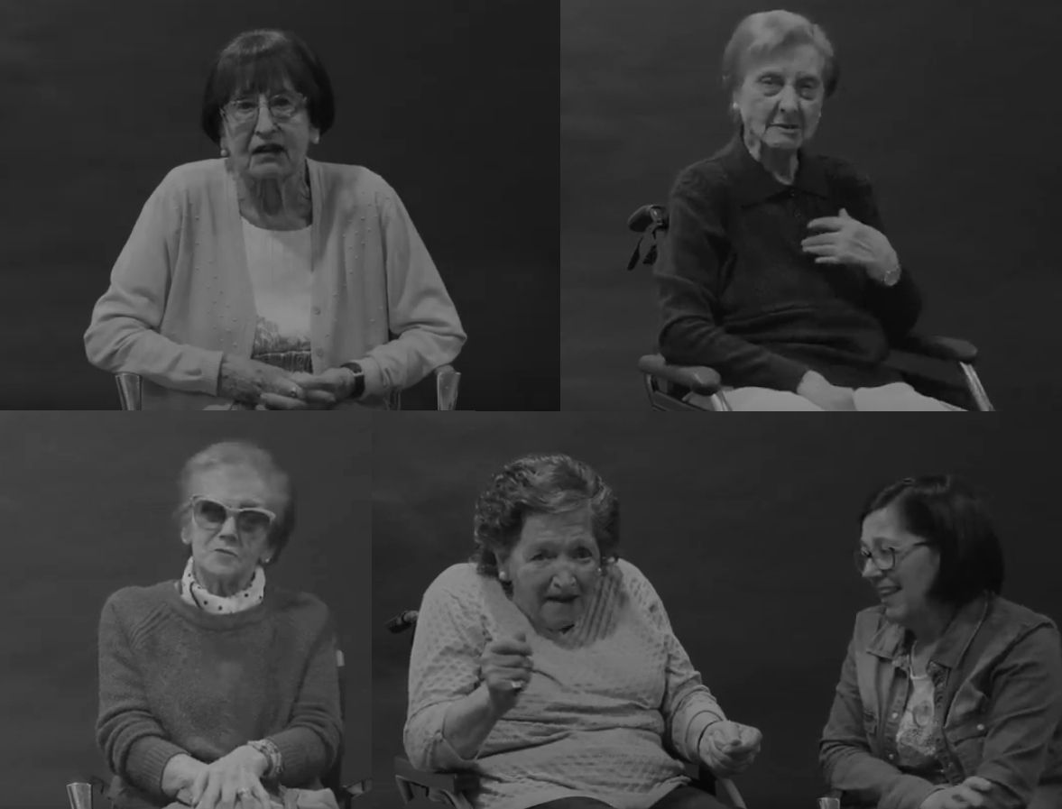 Mujeres mayores de una residencia del País Vasco lanzan en vídeo sus mensajes para el 8M