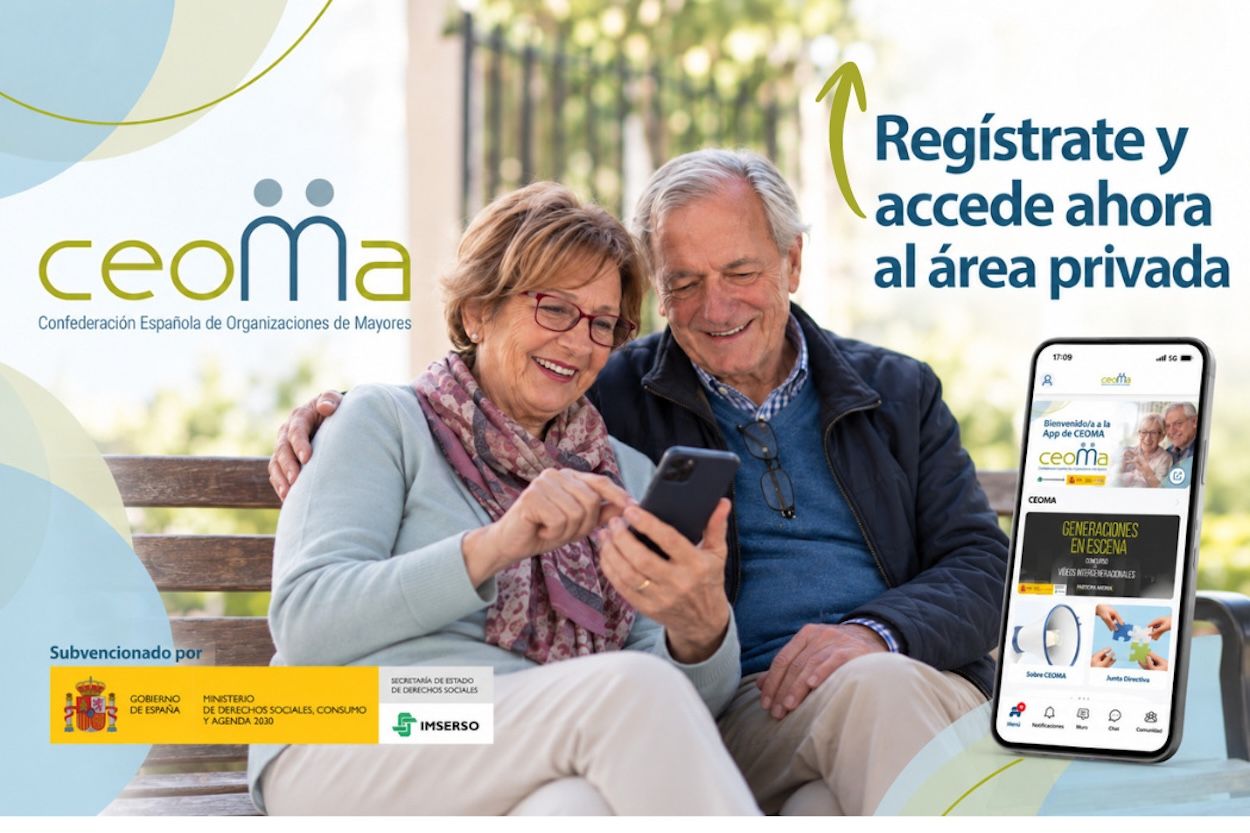CEOMA lanza su propia app para fomentar la participación y conexión entre los mayores CEOMA lanza su propia app para fomentar la participación y conexión entre los mayores