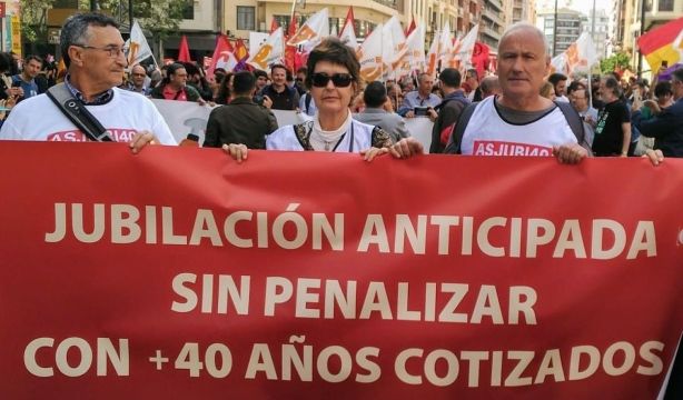 PSOE votará a favor de tramitar la propuesta de ley de jubilación sin recortes con 40 años cotizados