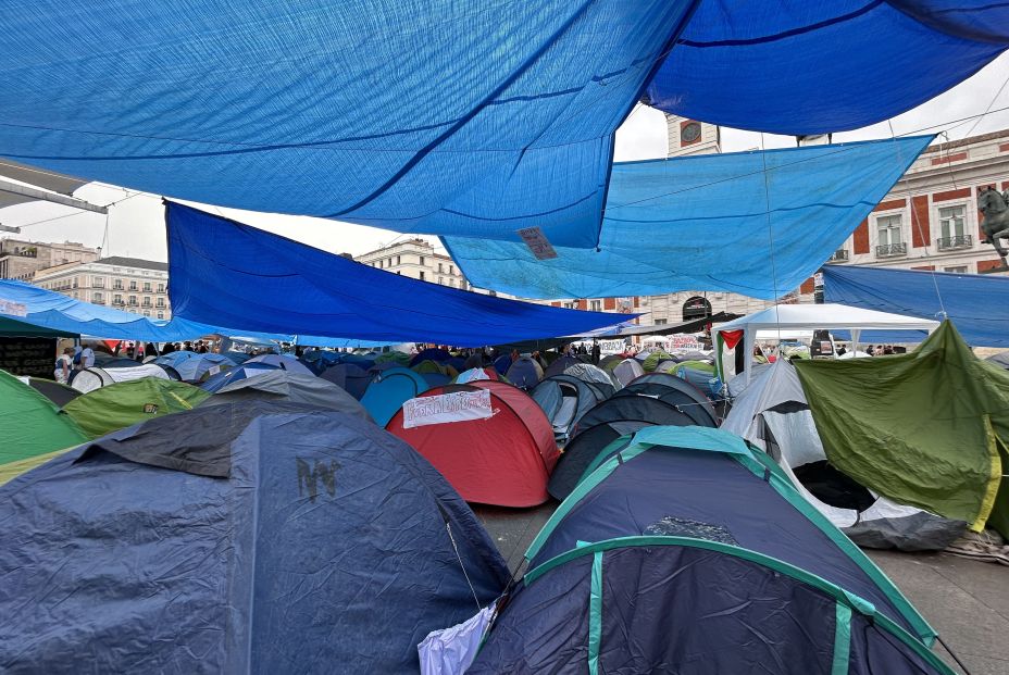 Acampada puerta del sol