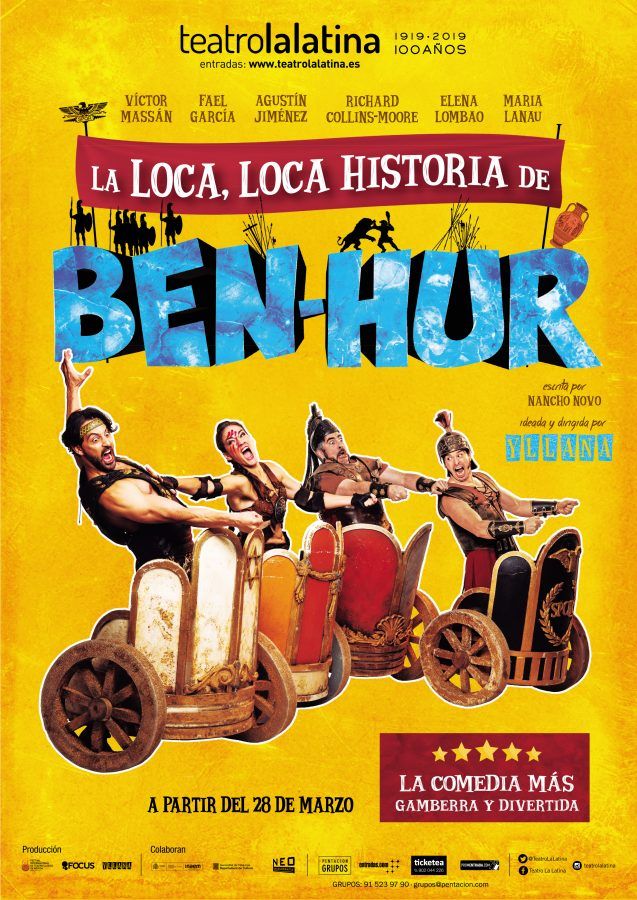Cartel de 'Ben-Hur' (Teatro La Latina)