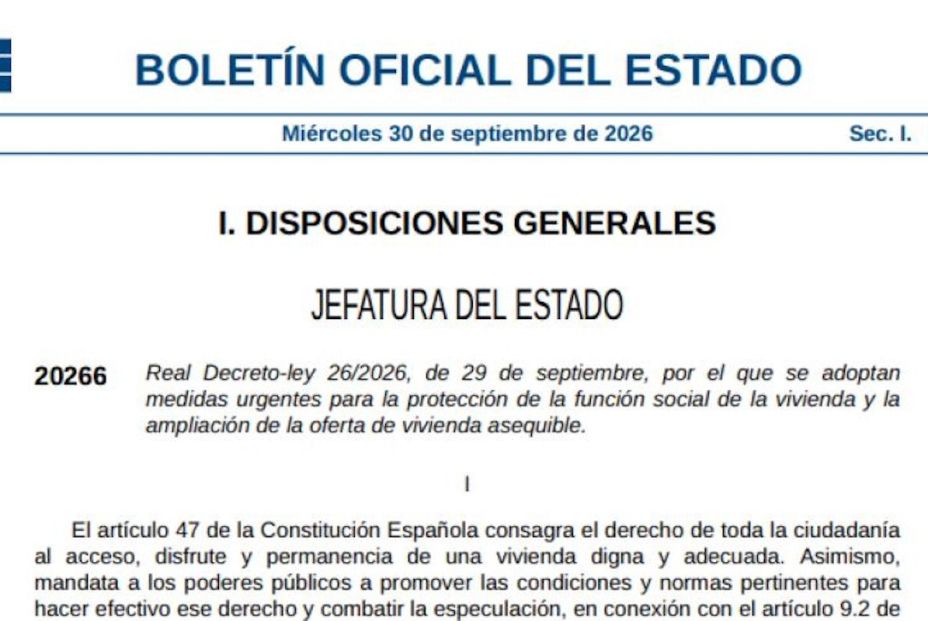 El BOE solo publica el decreto que prohíbe desahucios y retrasa el de la renovación de alquileres El BOE solo publica el decreto que prohíbe desahucios y retrasa el de la renovación de alquileres