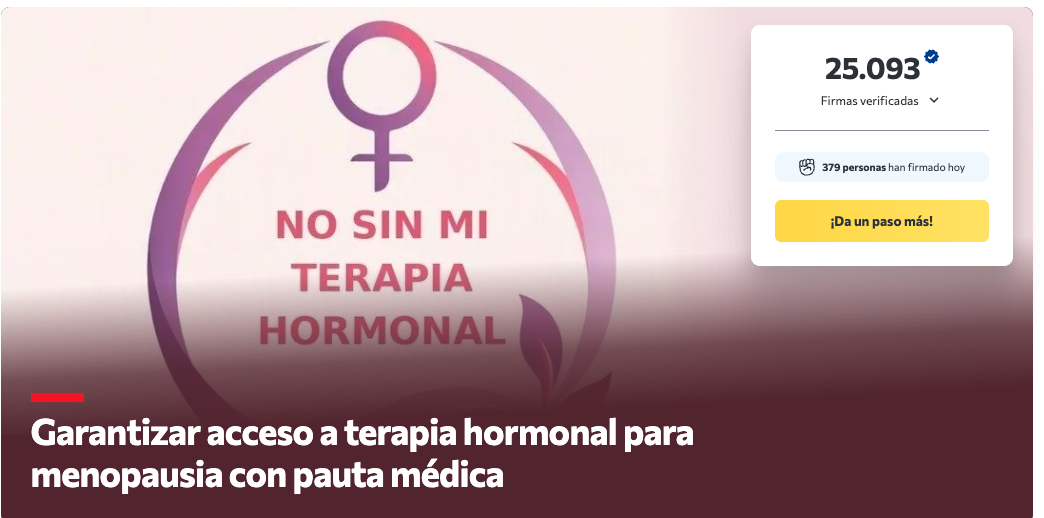 menopausia change.org