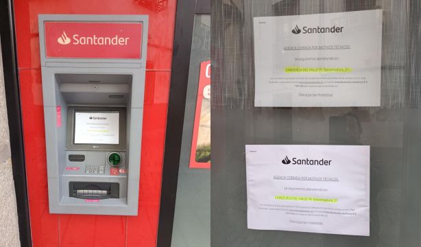 Vecinos de Jerte claman por el cierre de su único banco Vecinos de Jerte claman por el cierre de su único banco