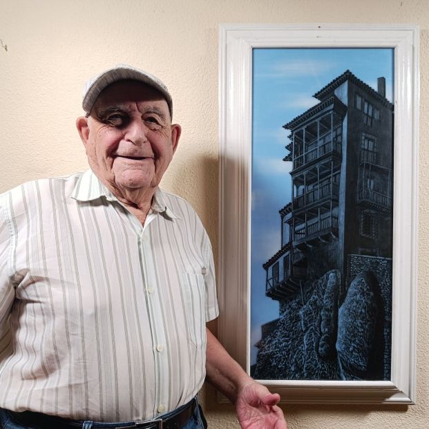 Mateo, el hombre de 90 años que convierte radiografías en arte: "Mi sueño es dar a conocer mi obra" (Cedida por el entrevistado)