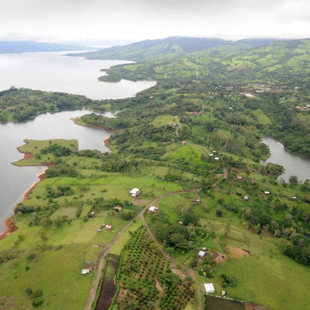Vista aérea de una zona de Costa Rica