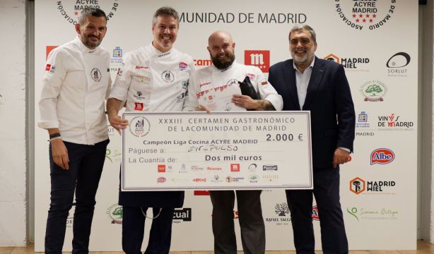 Alex de la Fuente, chef de In-pulso, repite como mejor cocinero de la Comunidad de Madrid