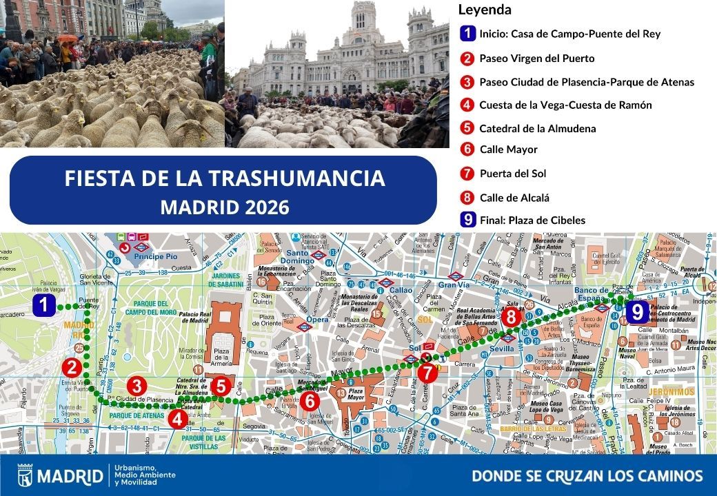 La trashumancia vuelve a la capital el último domingo de octubre (Ayuntamiento de Madrid) La trashumancia vuelve a la capital el último domingo de octubre (Ayuntamiento de Madrid)