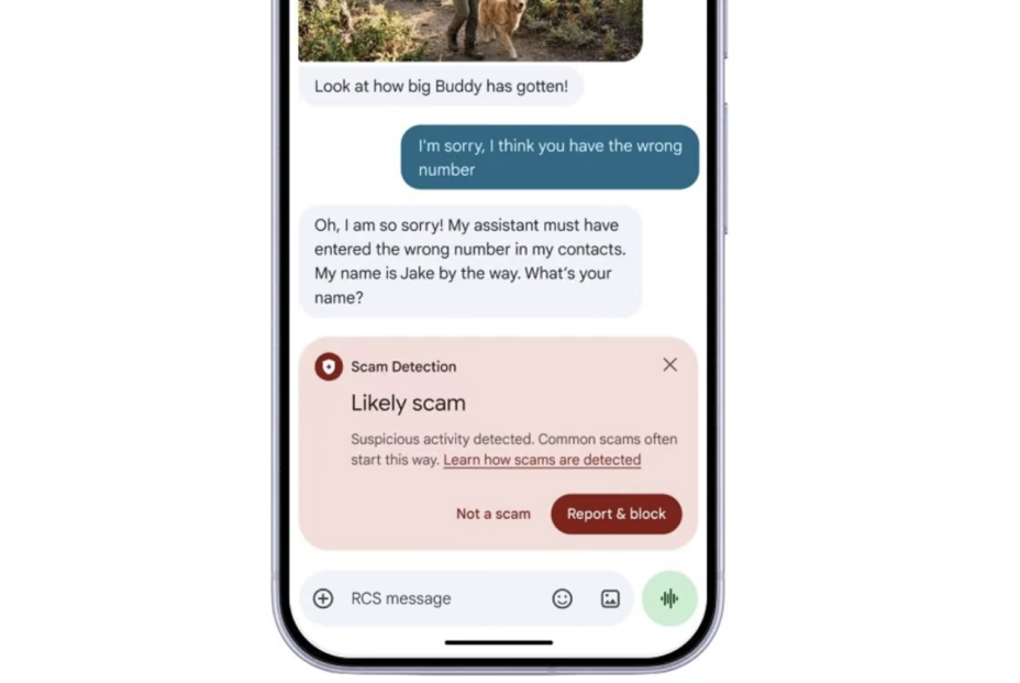 Google anuncia mejoras en su protección contra mensajes fraudulentos en Android (Foto: Google) Google anuncia mejoras en su protección contra mensajes fraudulentos en Android (Foto: Google)