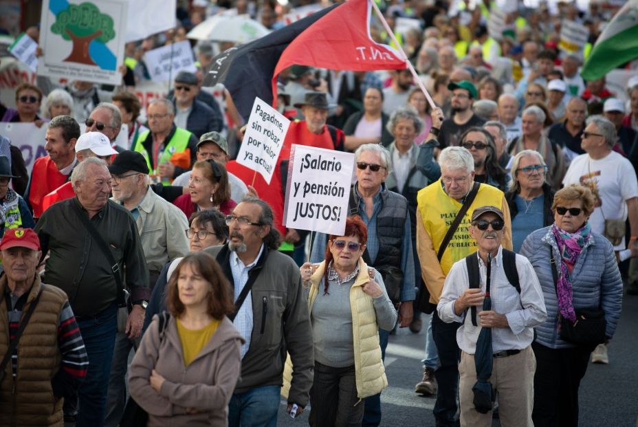 europapress manifestantes pensionistas