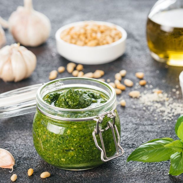 Receta de salsa pesto (Bigstock)