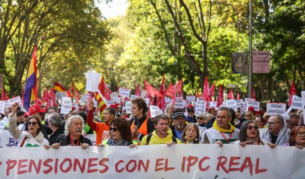 Las pensiones subirán el 3,5% en 2027, según apunta el IPC de octubre