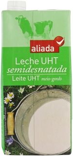 Leche semidesnatada Aliada