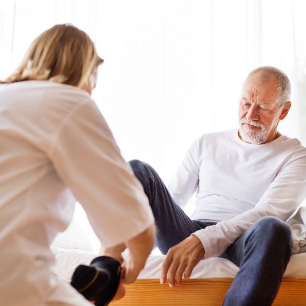 ponerse los calcetines