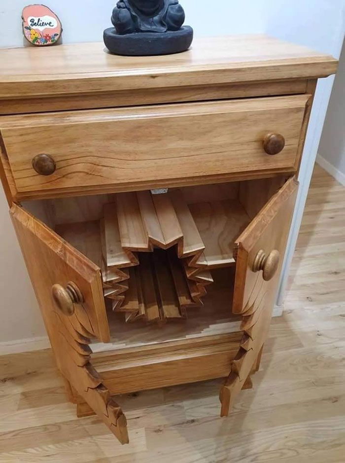 Henk, el carpintero jubilado que crea muebles imposibles Henk, el carpintero jubilado que crea muebles imposibles