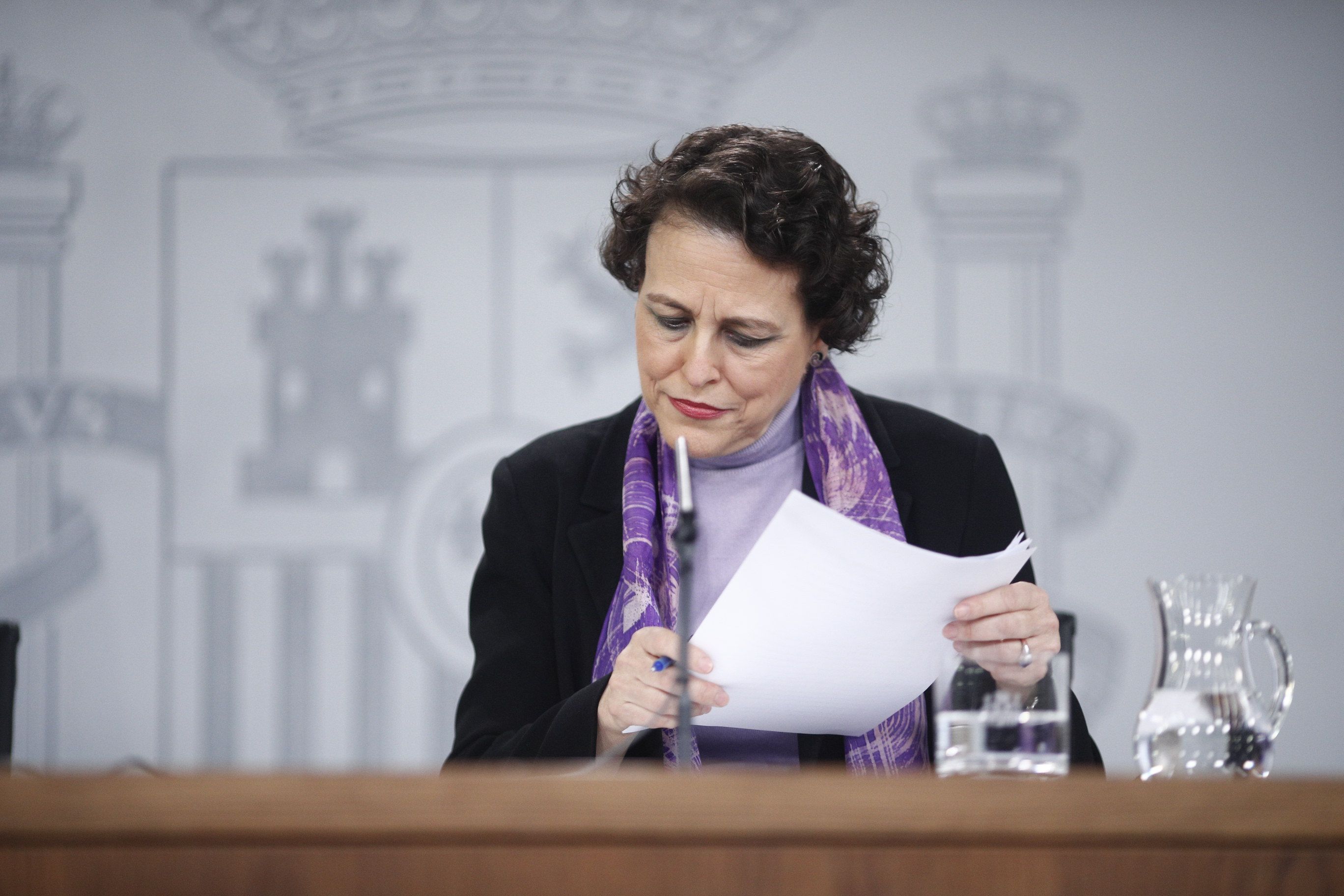 La ministra de Trabajo, Magdalena Valerio