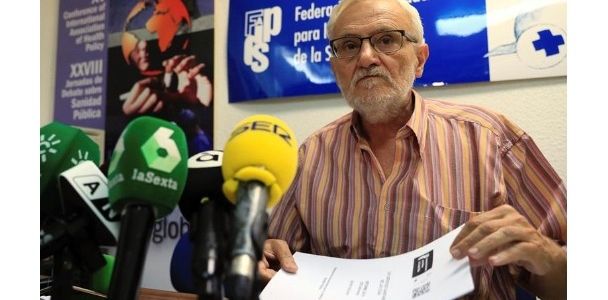 Marciano Sánchez Bayle, presidente de la Federación de Asociaciones para la Defensa de la Sanidad Pública (FADSP)