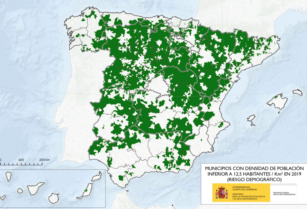 Municipios en riesgo demográfico