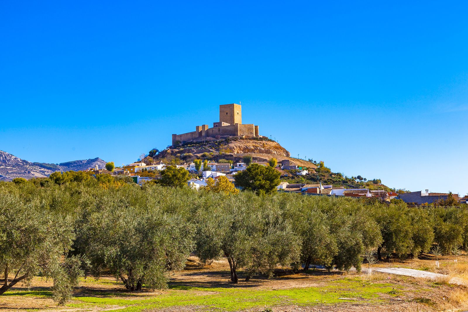 Castillo de Alcaudete Jaén vía verde del aceite