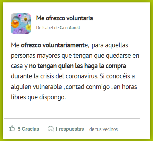 Ayuda a que tus vecinos mayores no tengan que salir de casa con la plataforma '¿Tienes sal?'