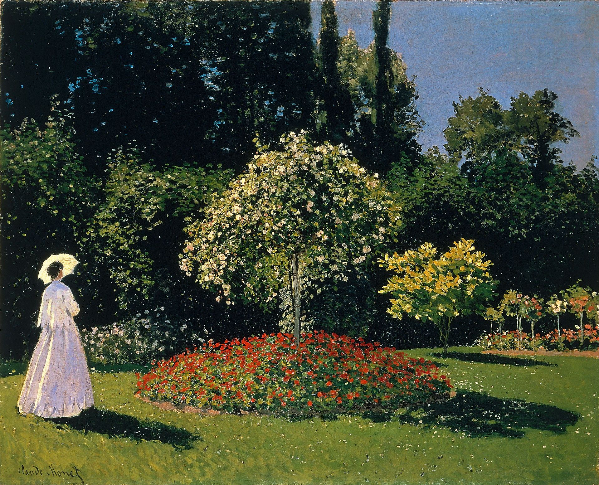 Claude Monet. Mujer en el jardían