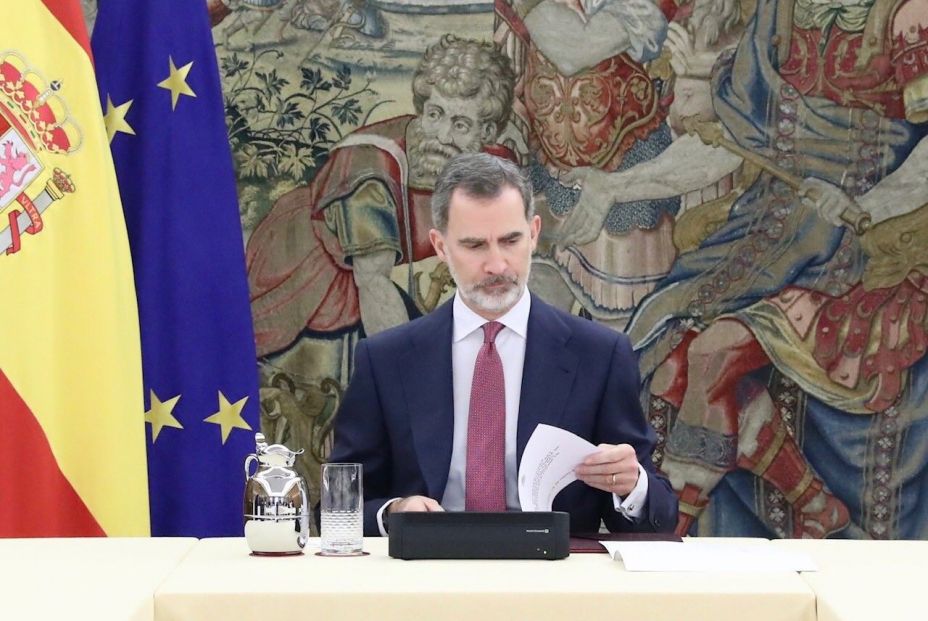 EuropaPress 2724514 rey felipe vi reunion presidente gobierno pedro sanchez comite gestion