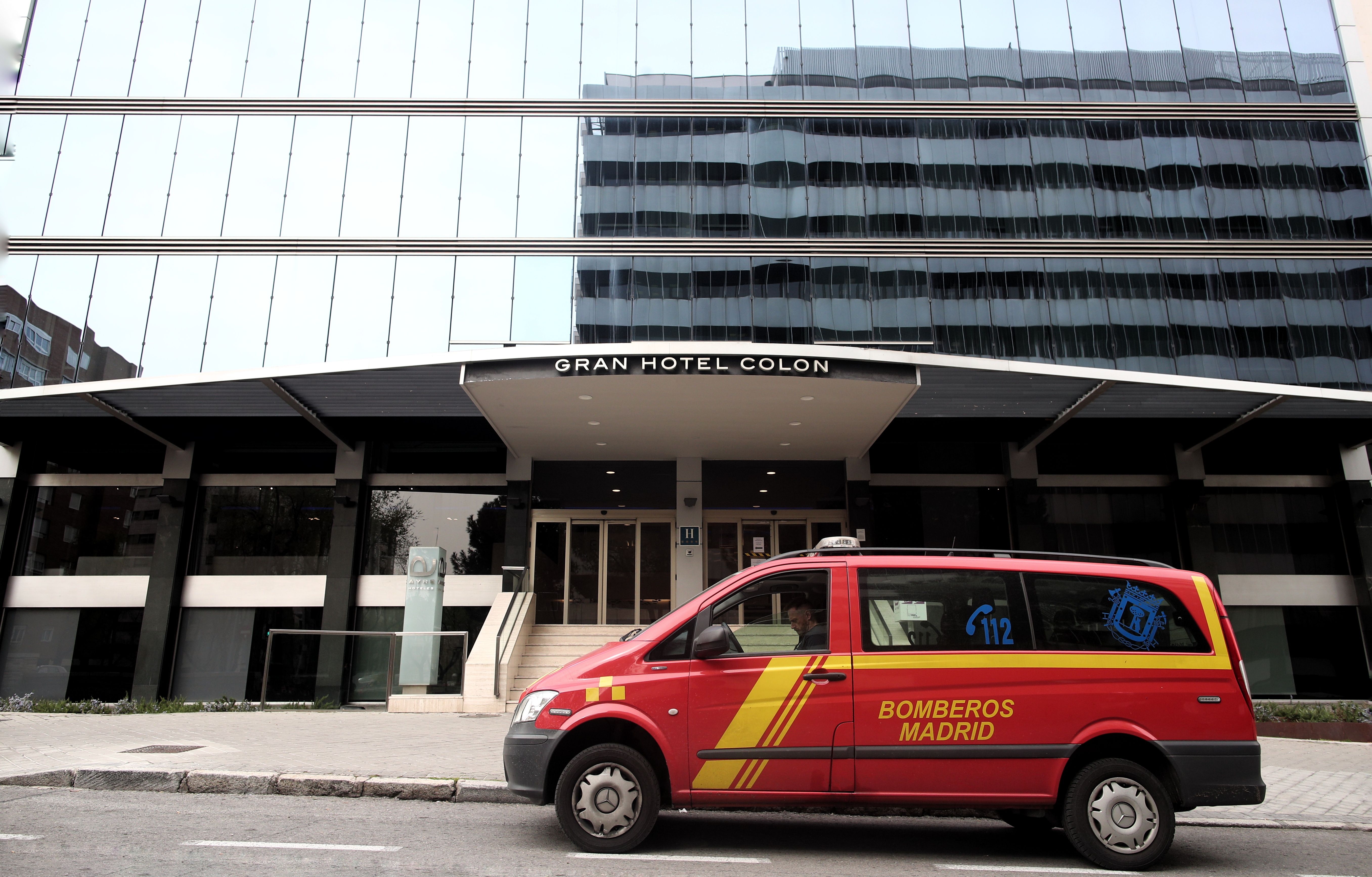 El Ayre Gran Hotel Colón es desde hoy el primer hotel medicalizado de España. Foto: EuropaPress