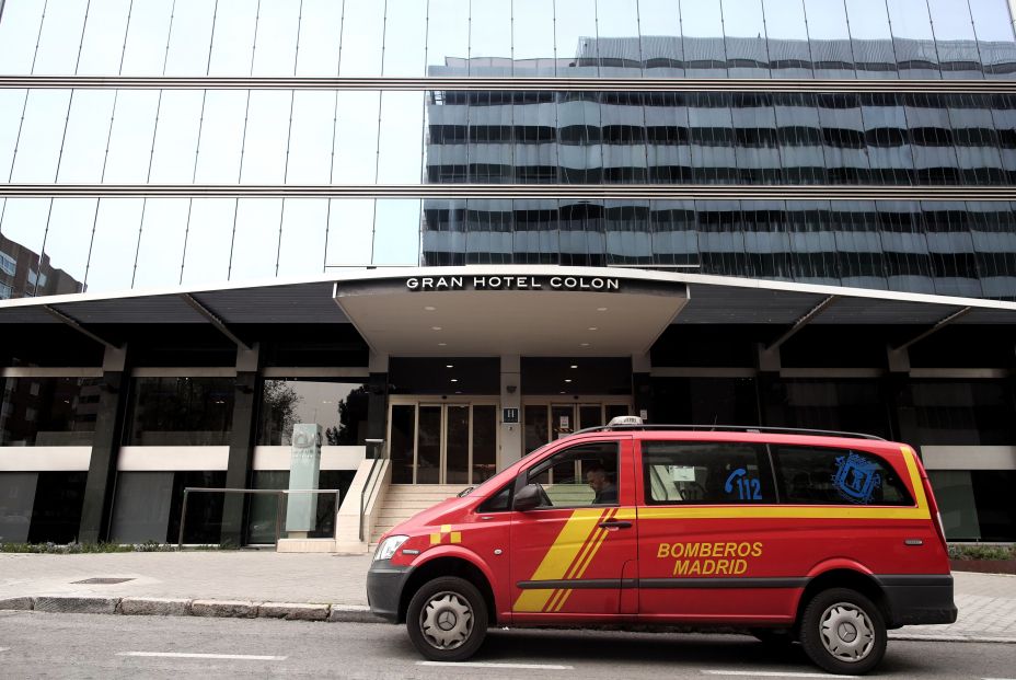 El Ayre Gran Hotel Colón es desde hoy el primer hotel medicalizado de España. Foto: EuropaPress