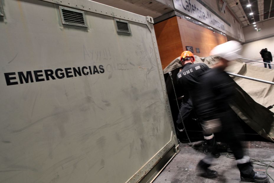 La UME habilitará espacio sanitario en Ifema para tratar pacientes con coronavirus