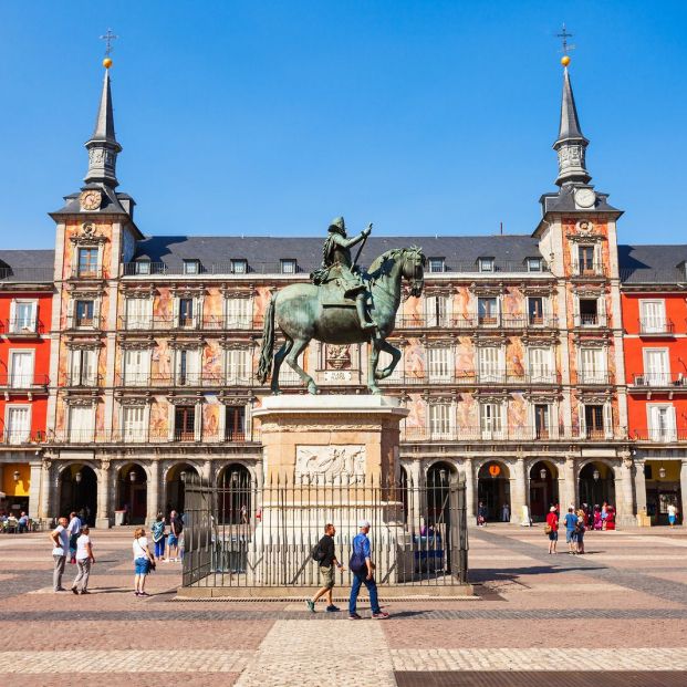 Plazas mayores más bonitas: Madrid(bigstock)