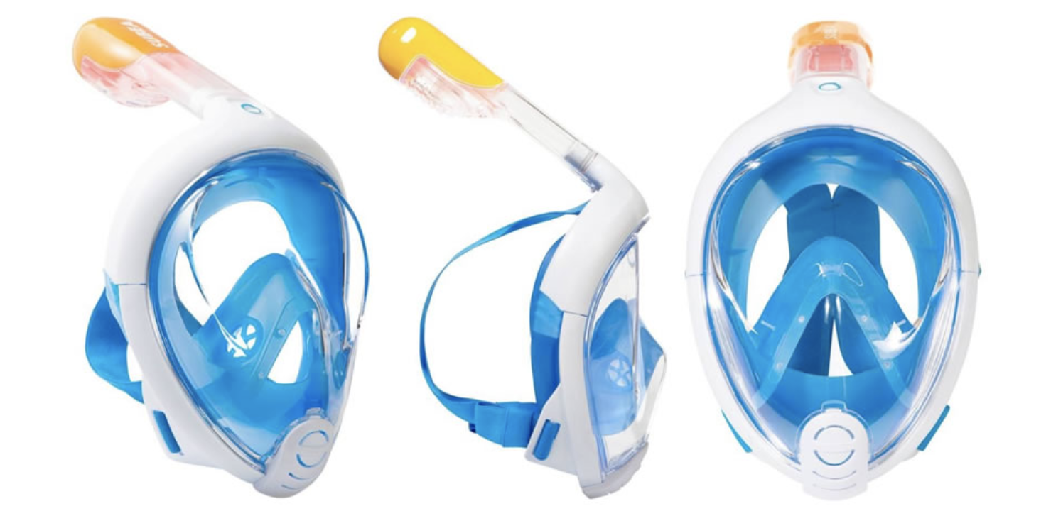 Máscara de snorkel Easybreath de Decathlon