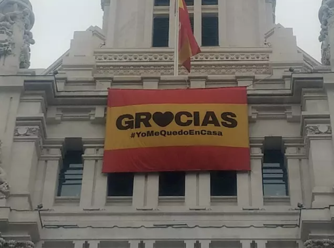 Balcón solidario de Madrid