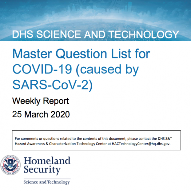 documento USA coronavirus