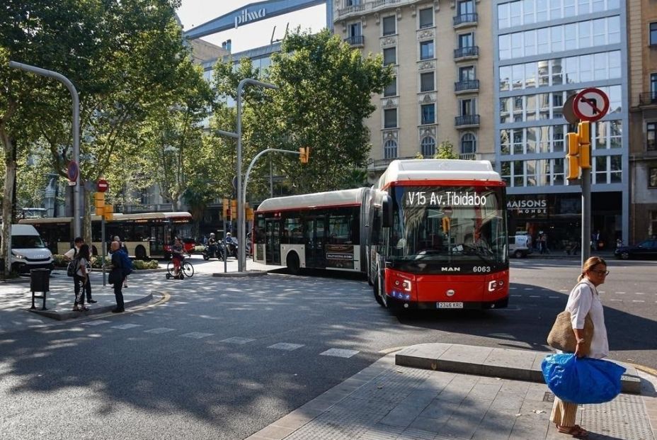 Autobuses gratis en Barcelona. Foto: EuropaPress