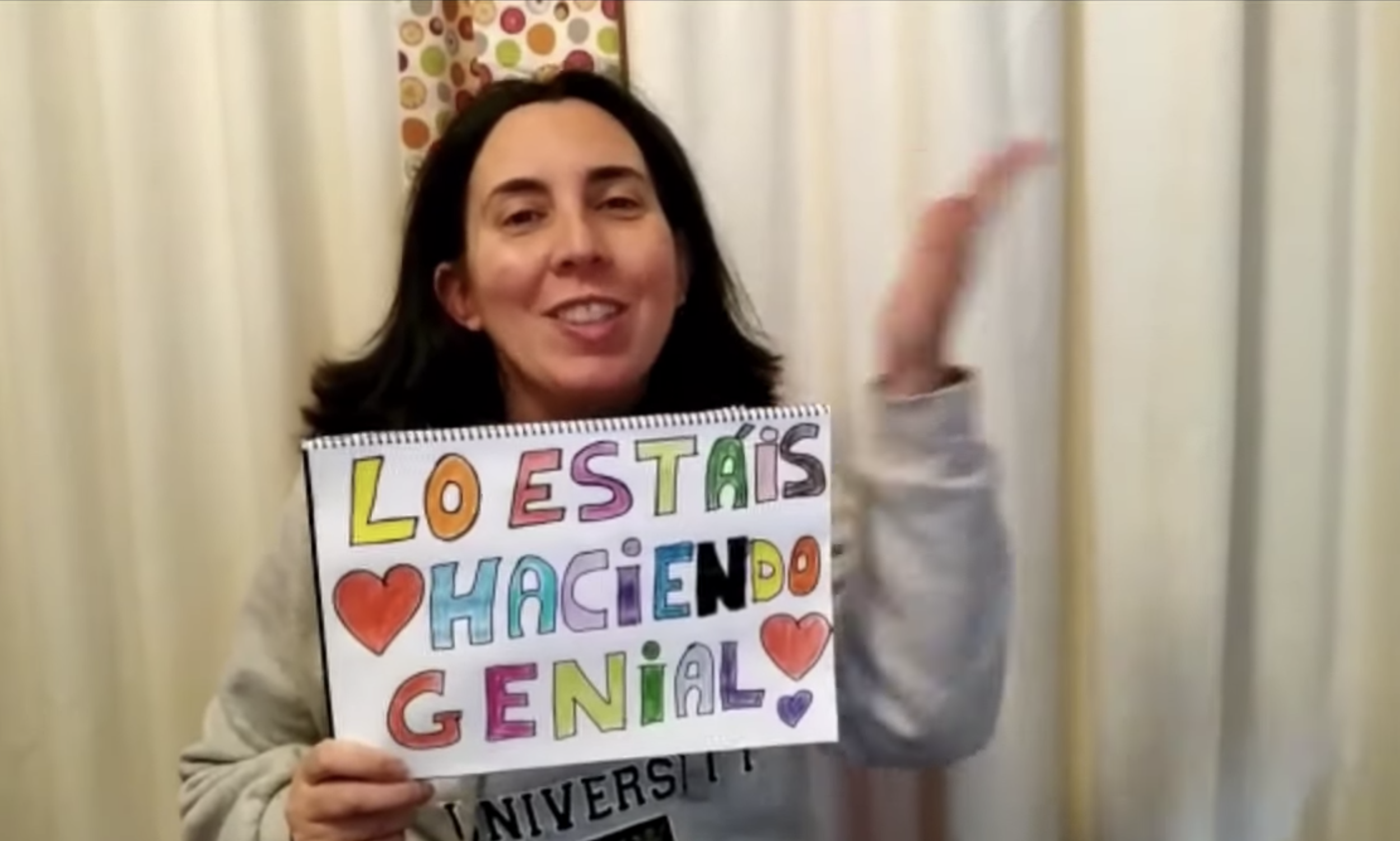Emotivo vídeo de los profesores de un instituto de Madrid a sus alumnos