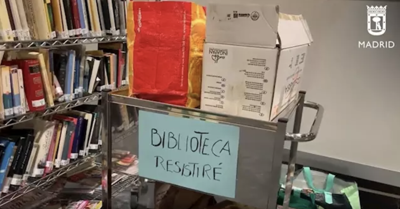 Crean la biblioteca 'Resistiré' en Ifema