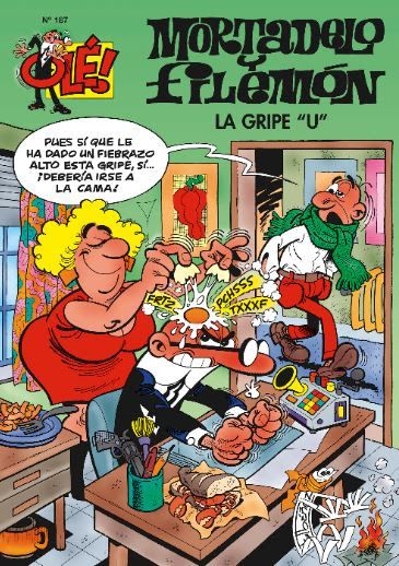 10 cosas que Mortadelo y Filemón ya sabían del coronavirus. Foto: Mortadelo  y Filemón. La gripe "U" - Grupo Editorial Penguin Random House -