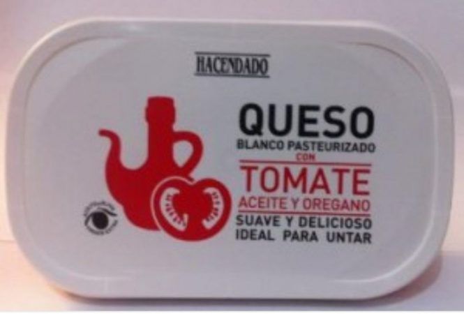 Queso de untar con sabor a tomate