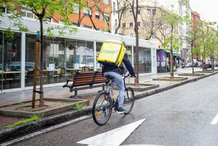 EuropaPress 2825301 repartido empresa glovo realiza trayecto dia 32 estado alarma crisis