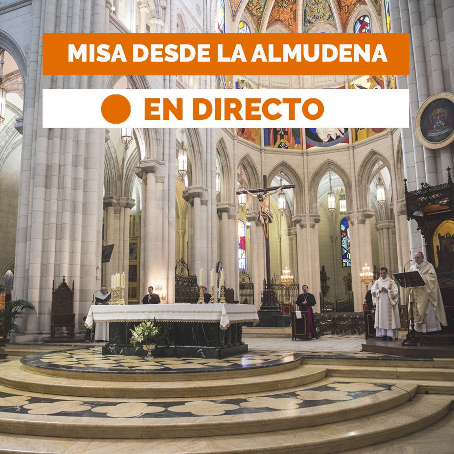 Sigue en directo la misa de hoy lunes 20 de abril (19:00 horas)