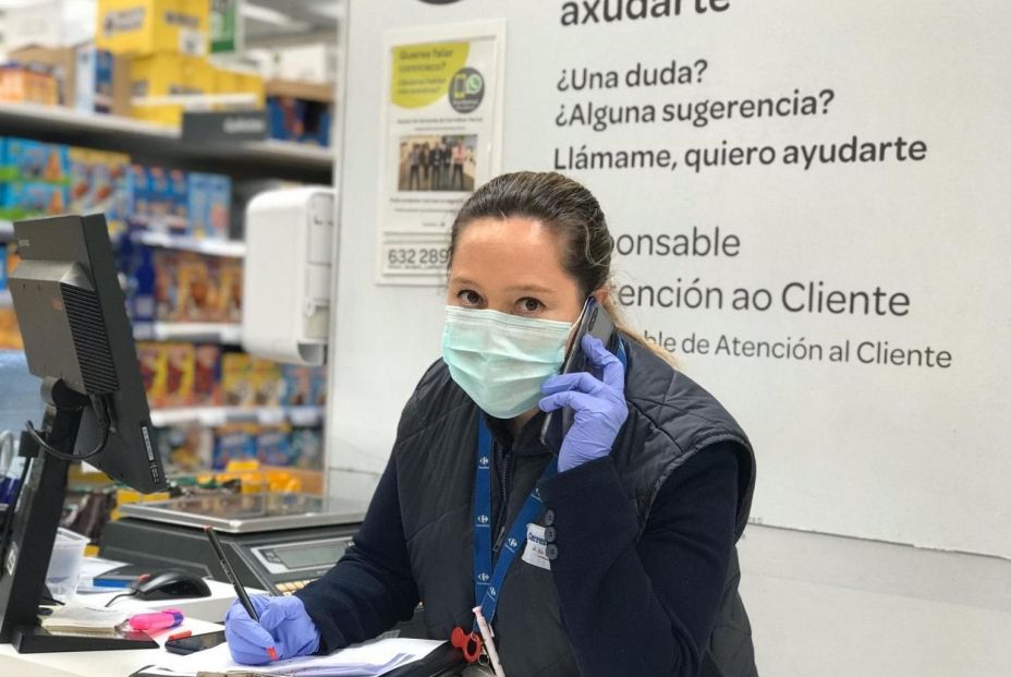 Carrefour venderá mascarillas en todos sus centros de Madrid