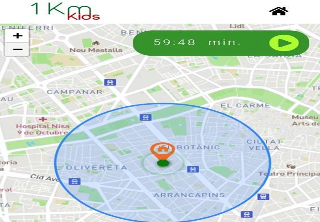 '1Kmkids', una aplicación para planificar los paseos con los niños pero respetando las normas. Foto: EuropaPress