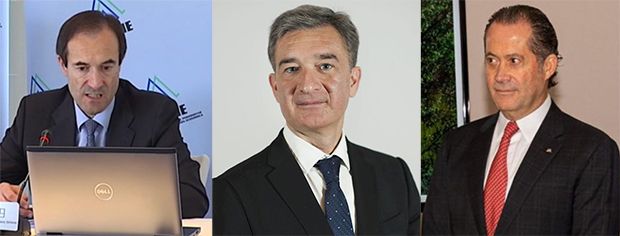 Presidentes de LIberbank, Ibercaja y Abanca