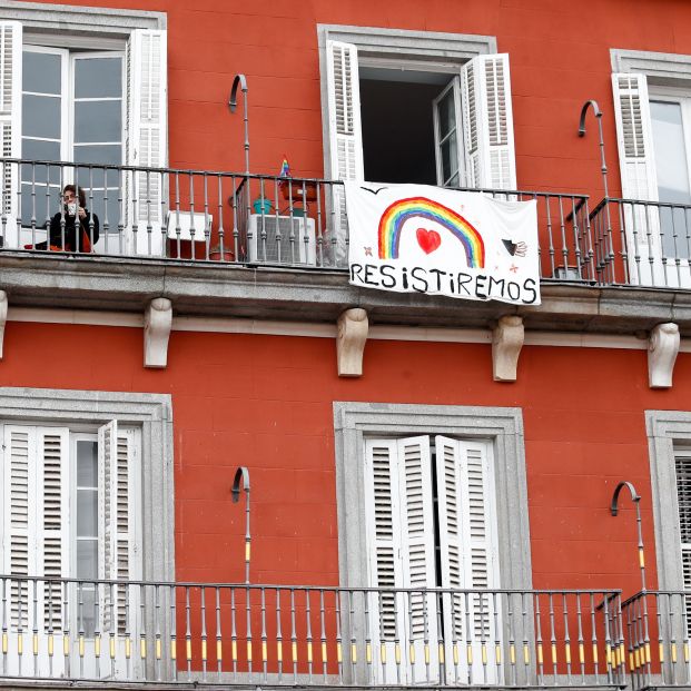 El 2 de Mayo se celebra este año en los balcones