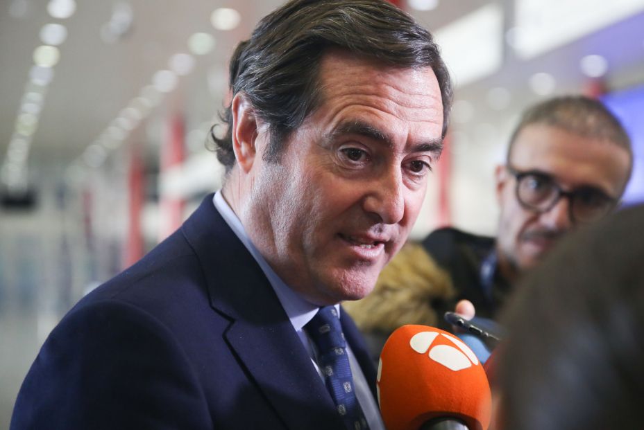 El presidente de la CEOE, Antonio Garamendi.